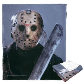 Friday the 13th Silk Touch Throw Blanket, 50" x 60", Jason Voorhees