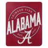 Alabama OFFICIAL NCAA "Campaign" Fleece Throw Blanket; 50" x 60"