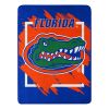 FLORIDA OFFICIAL NCAA "Dimensional" Micro Raschel Throw Blanket; 46" x 60"