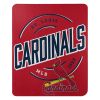 St Louis Cardinals OFFICIAL MLB "Campaign" Fleece Throw Blanket; 50" x 60"