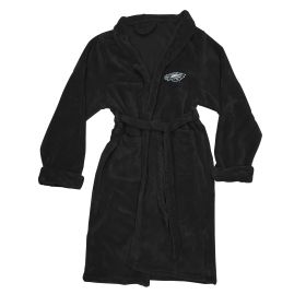 Eagles OFFICIAL NFL Men's L/XL Silk Touch Bath Robe; 26" x 47"