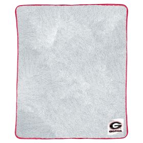 Georgia OFFICIAL NCAA Two-Tone Sherpa Throw Blanket; 50" x 60"