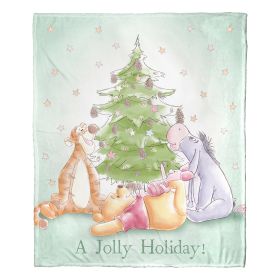 Winne the Pooh; Holiday Gathering Aggretsuko Comics Silk Touch Throw Blanket; 50" x 60"