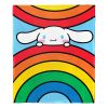 Cinnamoroll; Rainbow Roll Aggretsuko Comics Silk Touch Throw Blanket; 50" x 60"