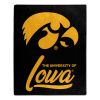 Iowa OFFICIAL NCAA "Signature" Raschel Throw Blanket