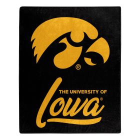 Iowa OFFICIAL NCAA "Signature" Raschel Throw Blanket