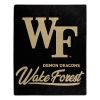 Wake Forest OFFICIAL NCAA "Signature" Raschel Throw Blanket