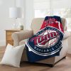 TWINS OFFICIAL MLB "Walk off" Micro Raschel Throw Blanket; 46" x 60"