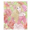 Disney / Disney Princesses, Floral Fantasy Aurora, Silk Touch Throw Blanket, 50"x60"