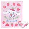 Cinnamoroll; Sweet As Strawberries Aggretsuko Comics Silk Touch Throw Blanket; 50" x 60"