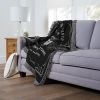 Ent 019 Yellowstone-Whiskey Label Woven Jacquard Throw