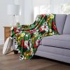 Warner Bros. Looney Tunes Silk Touch Throw Blanket, 50" x 60", Holiday Dreamers