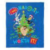 Warner Bros. Looney Tunes Silk Touch Throw Blanket, 50" x 60", Naught and Worth It