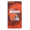 Browns OFFICIAL NFL "Psychedelic" Beach Towel; 30" x 60"