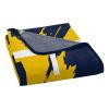 MICHIGAN OFFICIAL NCAA "Halftone" Micro Raschel Throw Blanket; 46" x 60"