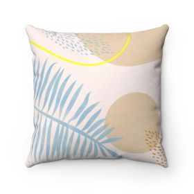 Blue Leaf Cushion Home Decoration Accents - 4 Sizes (size: 18" x 18")